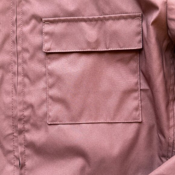 Goodfellow & Co Rust Brown Lightweight Jacket Recycled Polyester Zip-Up Mens M - Picture 7 of 8